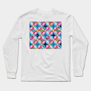 wedding ring quilt Long Sleeve T-Shirt